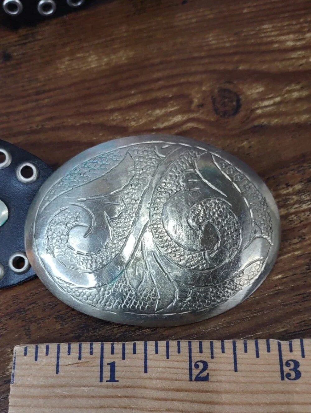 Vintage 80's Moroccan Leather Belt